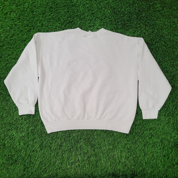 Vintage Funny Not-Listening Sweatshirt XL 24x22 Cropped Made In USA - Picture 7 of 14